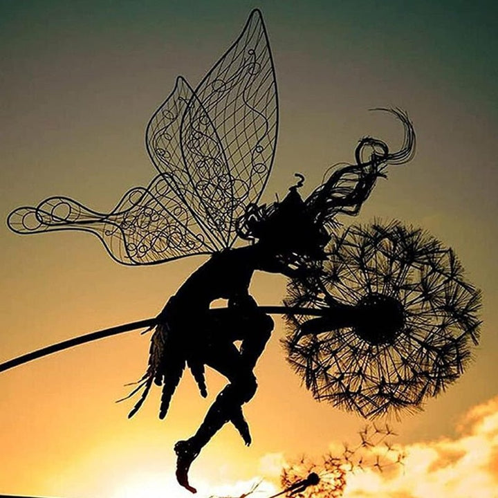 Skanto | Dansende Fe Statue Stål - FairyDancer