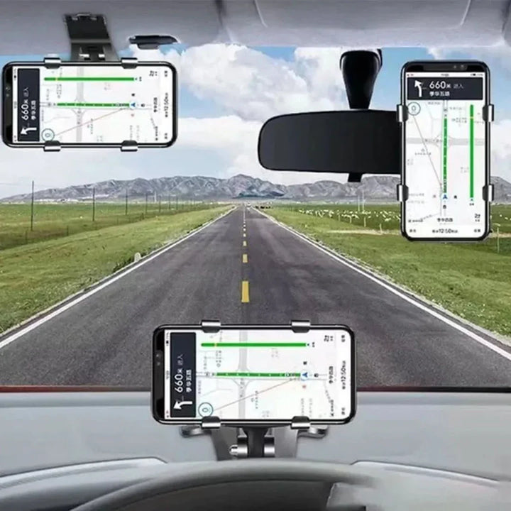 Universal roterbar mobilholder for bilen – Sikker og hender-fri navigasjon | Skanto