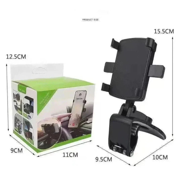 Universal roterbar mobilholder for bilen – Sikker og hender-fri navigasjon | Skanto