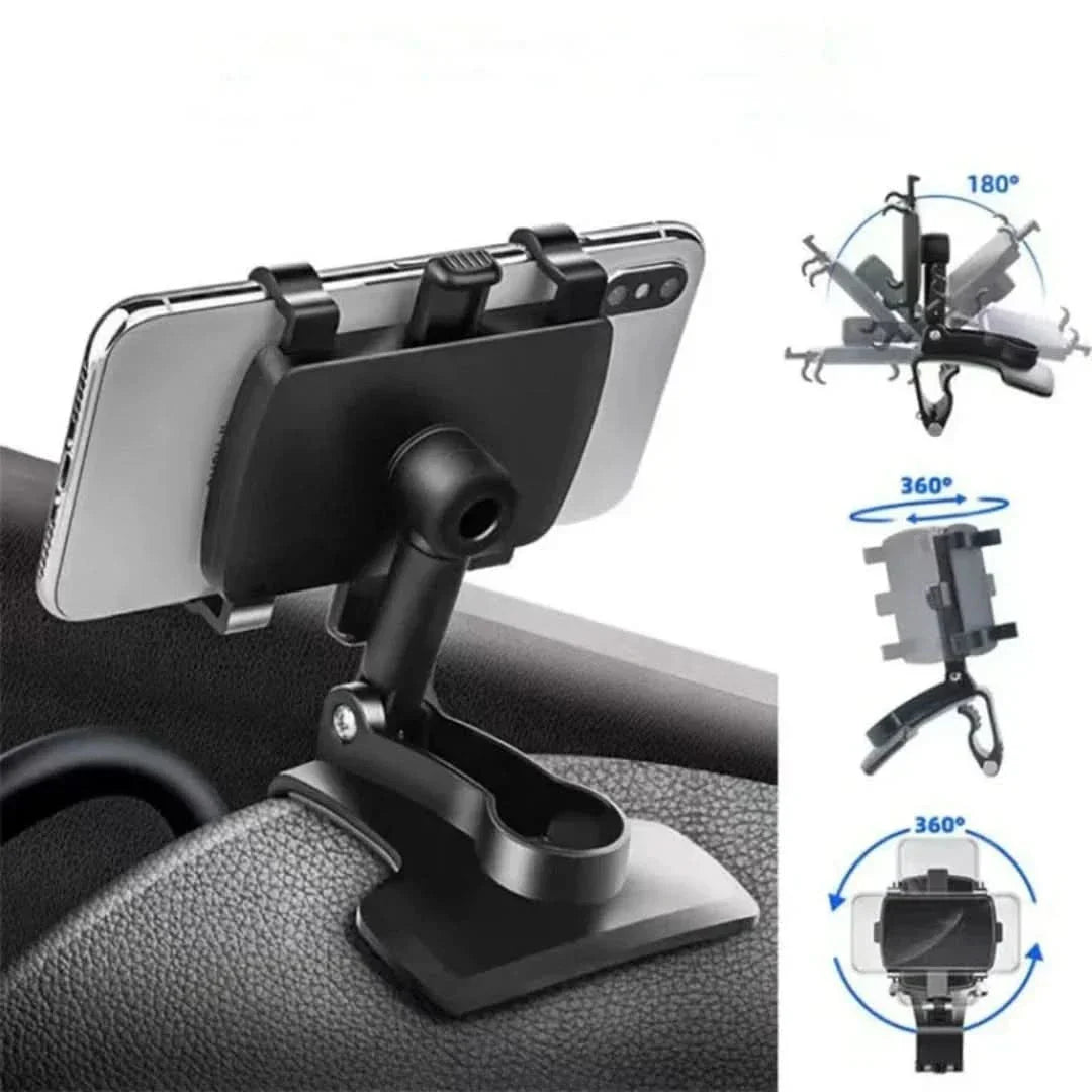 Universal roterbar mobilholder for bilen – Sikker og hender-fri navigasjon | Skanto