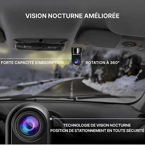 Skanto | RoadGuard Smart Dashcam – Med parkeringsovervåking, ADAS og GPS-sporing