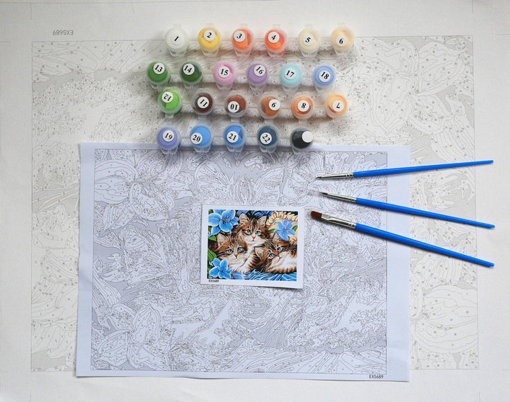 Field of Daisies - Van-Go Mal-etter-nummer Kit | Skanto