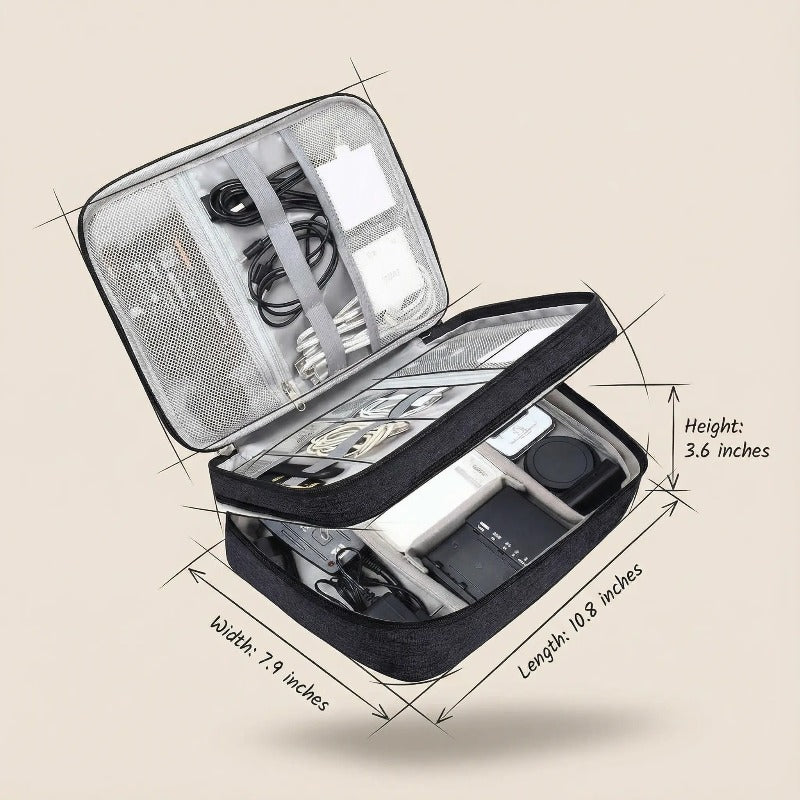 Triple Layer Tech Organizer Skanto
