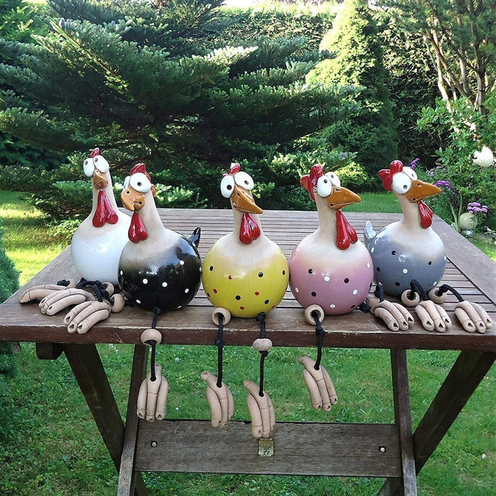 Skanto | Morsomme Høner Hagedekorasjon