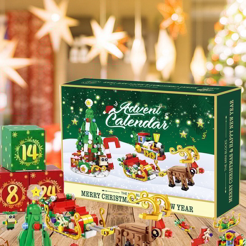 Norvo | Jule Adventskalender Byggesteiner - Julegave