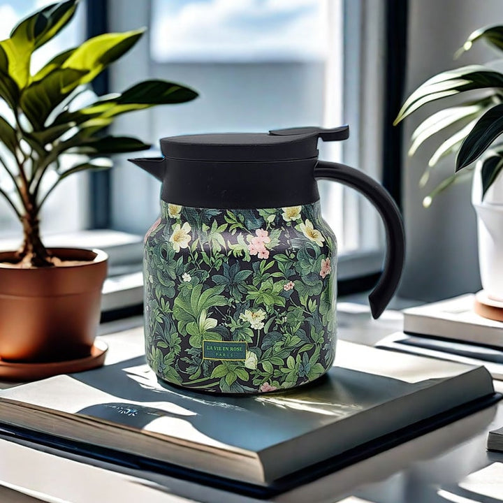 Skanto | Vintage Floral Pattern Te-kanne – Innebygd infusor