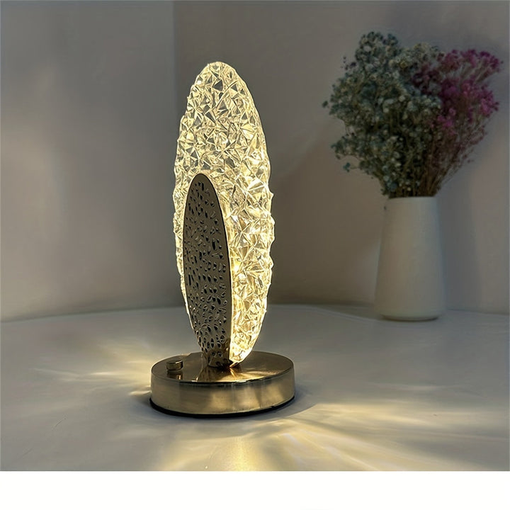 FeatherLamp - USB berøringsbordlampe med unikt fjærdesign Skanto