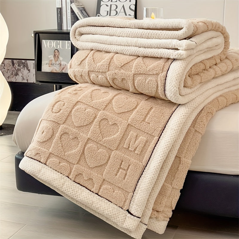 CozyCoral – Luksus Fleece-teppe for Alle Årstider Skanto