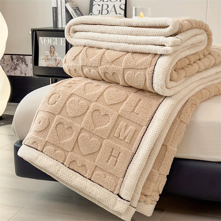 CozyCoral – Luksus Fleece-teppe for Alle Årstider Skanto