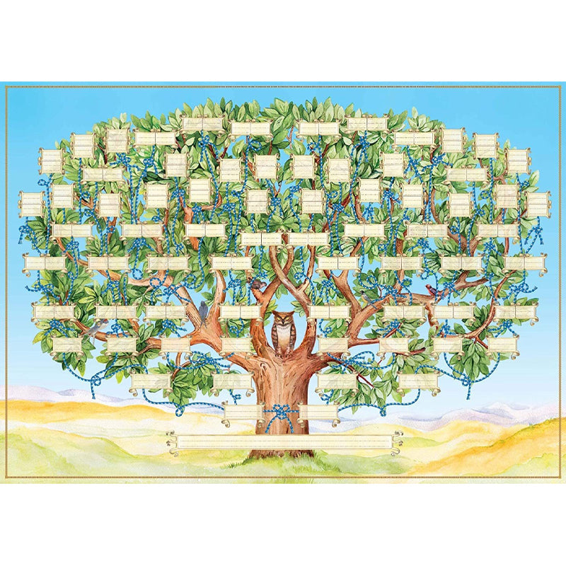 Skanto | Familietre Diagram | Slekt og Genealogi Oversikt | Flerfarget