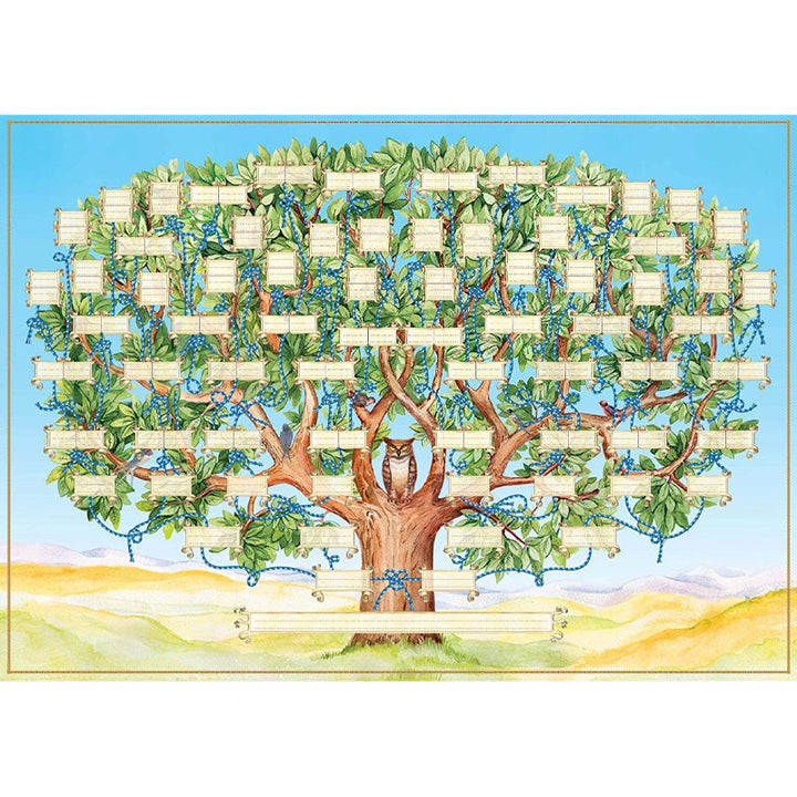 Familietre Genealogi Diagram | Skanto