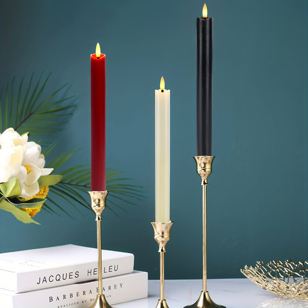 Eebuss Flameless Cone Candles – Realistisk LED Effekt Skanto