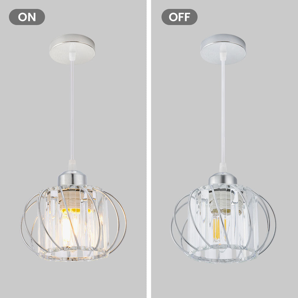 Skanto | Pendellampe svart glass kule taklampe