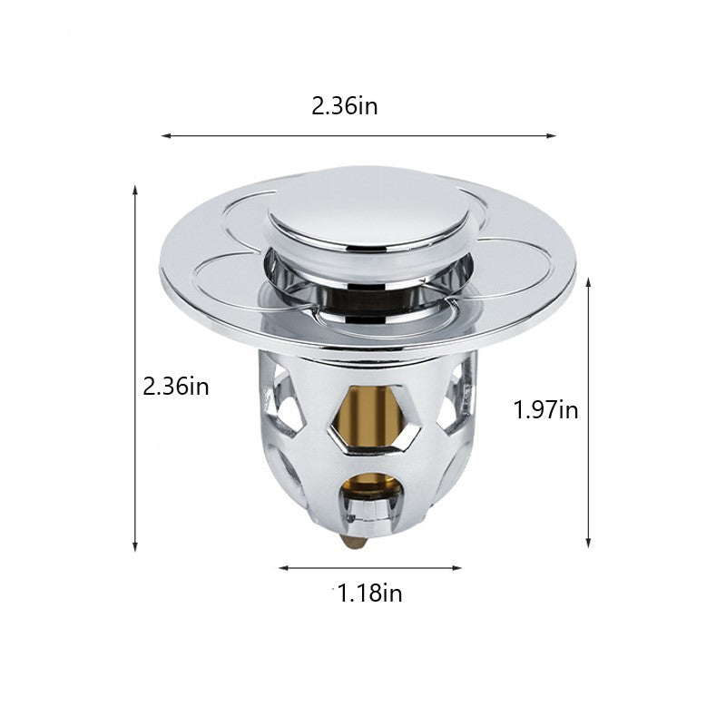 Press-Pop Vask Drenering Stopper | Skanto