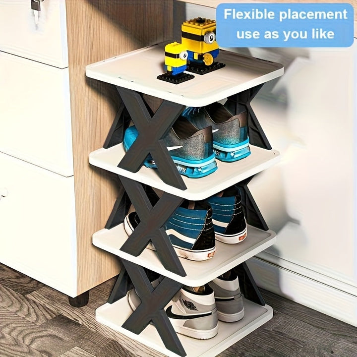 Narrow Shoe Rack Tower | Skanto