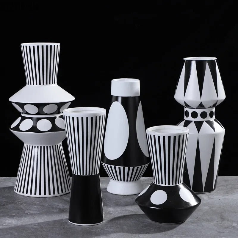 Moderne geometriske vase Skanto