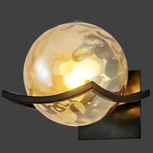 Skanto | Moderne LED Vegglampe med Glasspanel