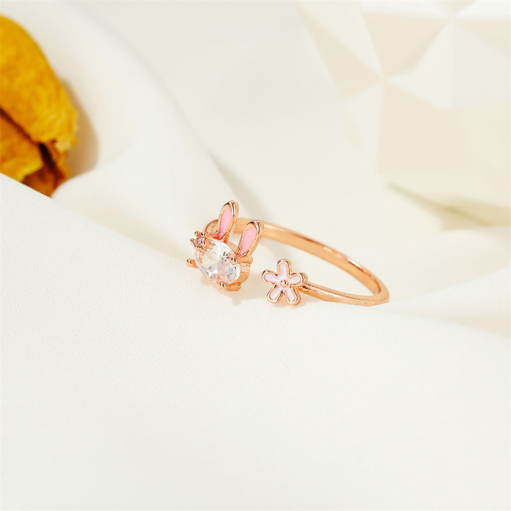 Skanto | Magic Radiant Rabbit Charm Ring