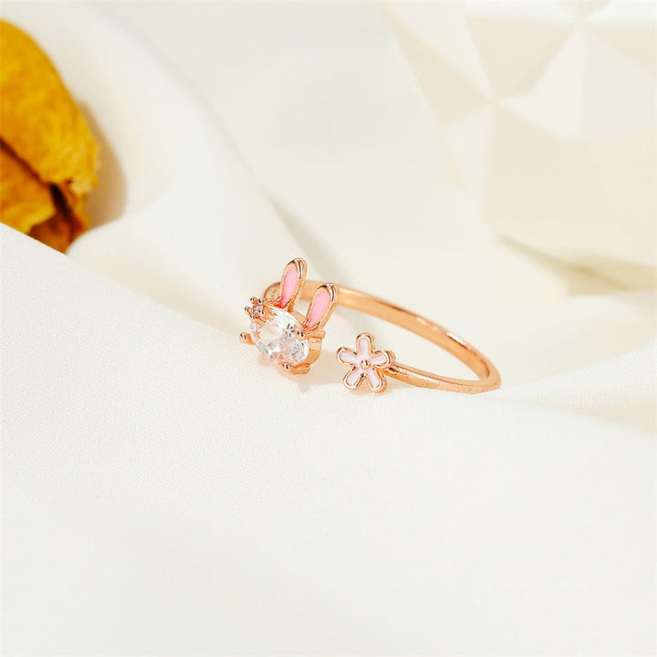 Skanto | Magic Radiant Rabbit Charm Ring