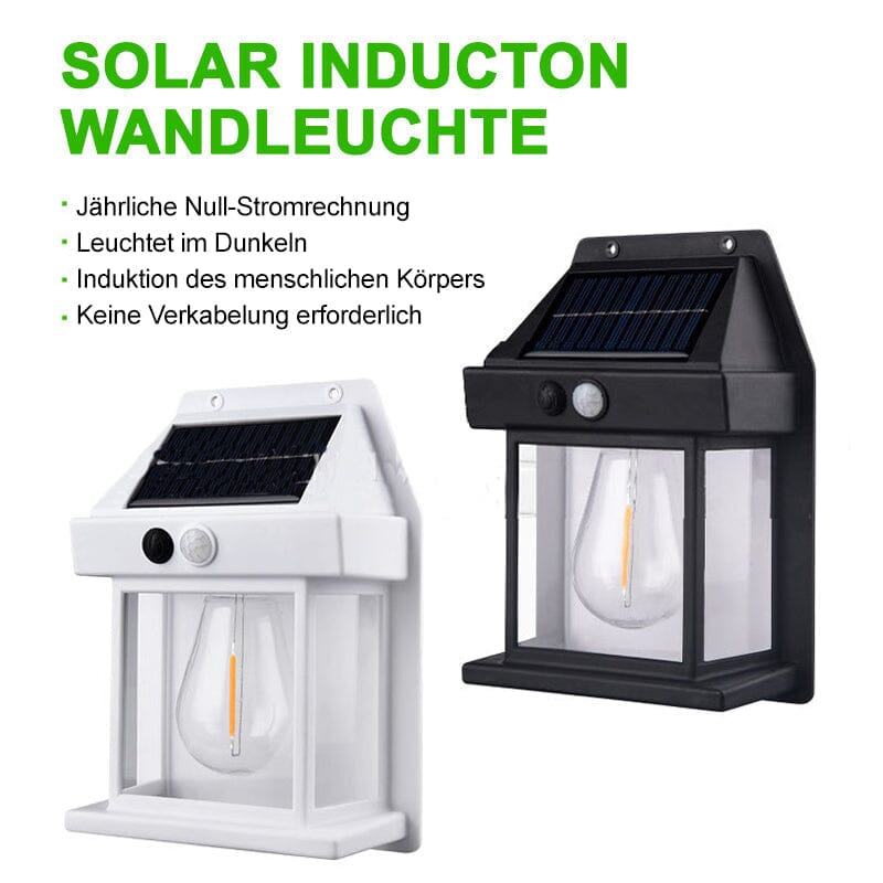 Skanto | Solar Wolfram Veggelys for Utendørs Bruk