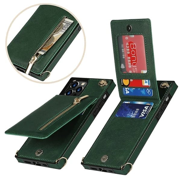 Skanto Lommebok iPhone-deksel – Kredittkortholder for iPhone