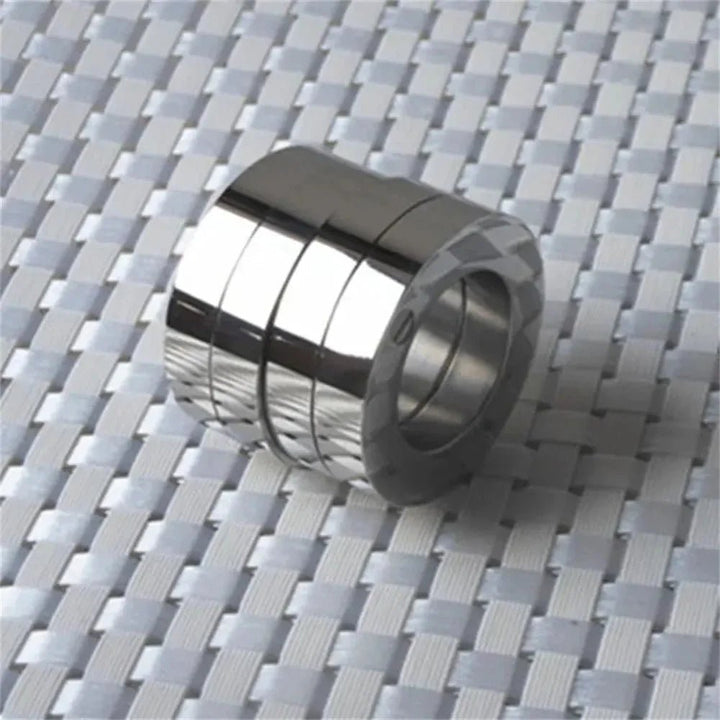 Skanto | DEFENDRING – Taktisk Foldebar Selvforsvar Ring med Rotasjonsvennlig Rustfritt Stål Design