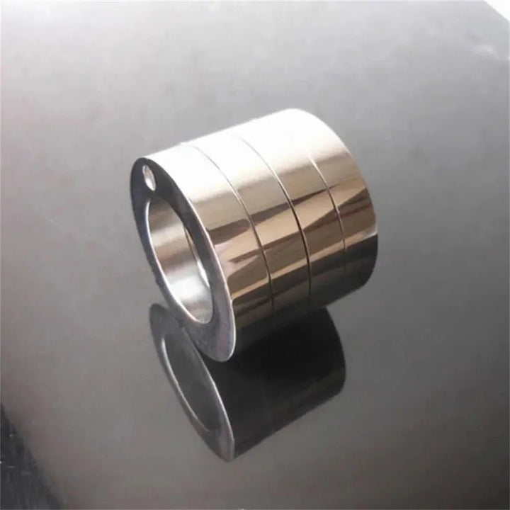 Skanto | DEFENDRING – Taktisk Foldebar Selvforsvar Ring med Rotasjonsvennlig Rustfritt Stål Design