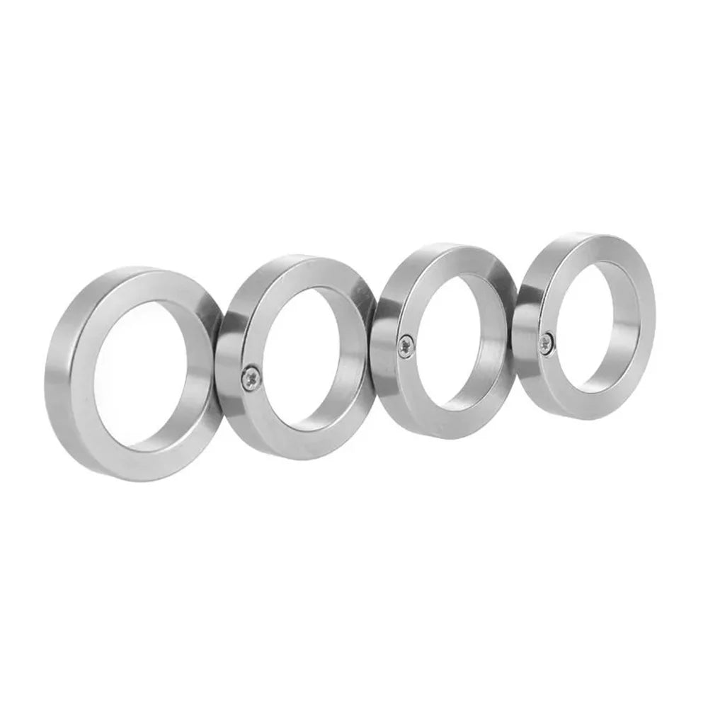 Skanto | DEFENDRING – Taktisk Foldebar Selvforsvar Ring med Rotasjonsvennlig Rustfritt Stål Design