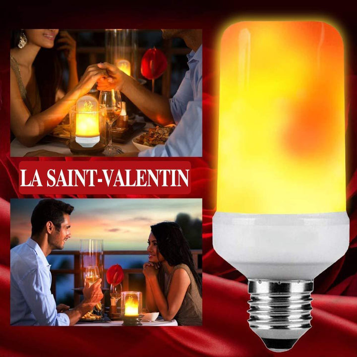 Flamme LED Lampe med Gravitasjonssensor | Skanto