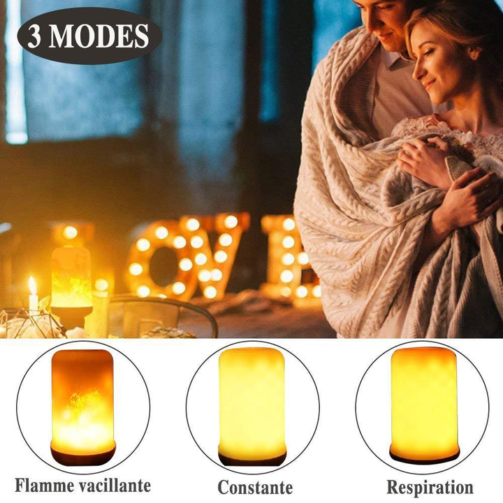 Flamme LED Lampe med Gravitasjonssensor | Skanto