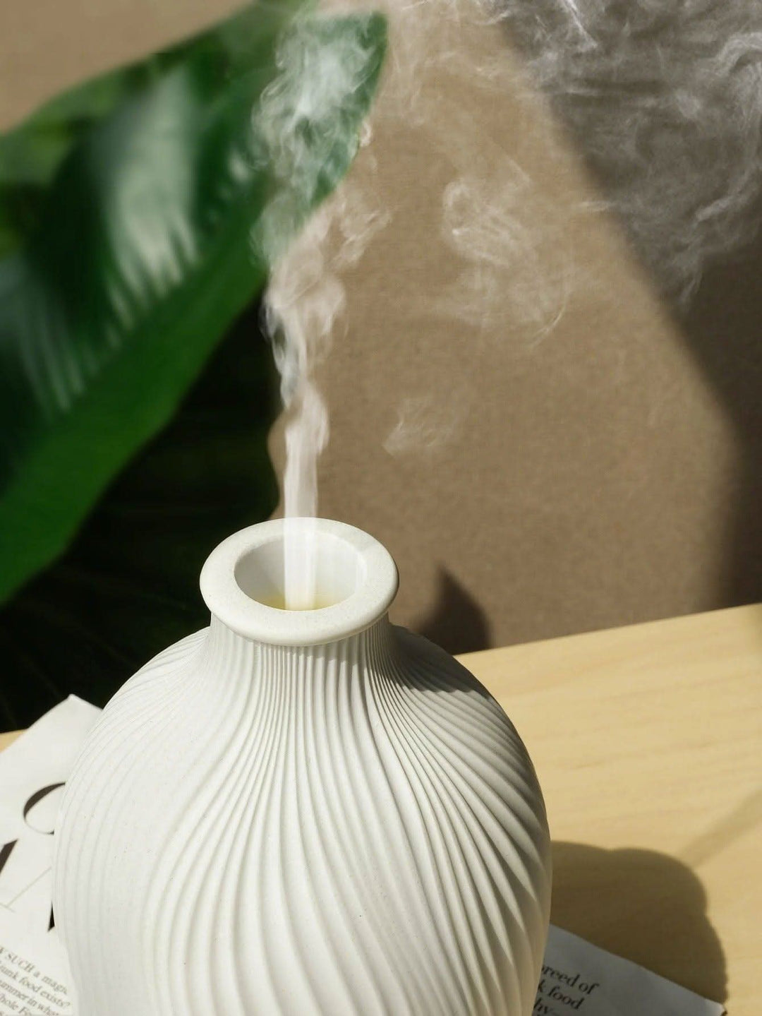 Skanto | Boho Vase Essensielle Olje Luftfukter – Polyresin Ultralyd Diffuser