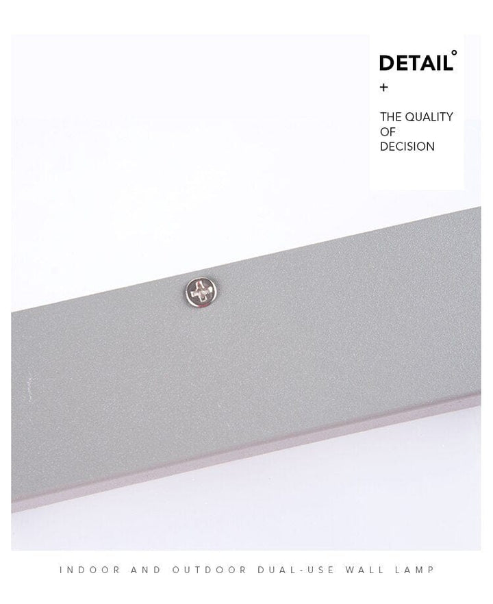 Bevegelsessensor utendørs vegglampe – Moderne aluminiumdesign | Skanto