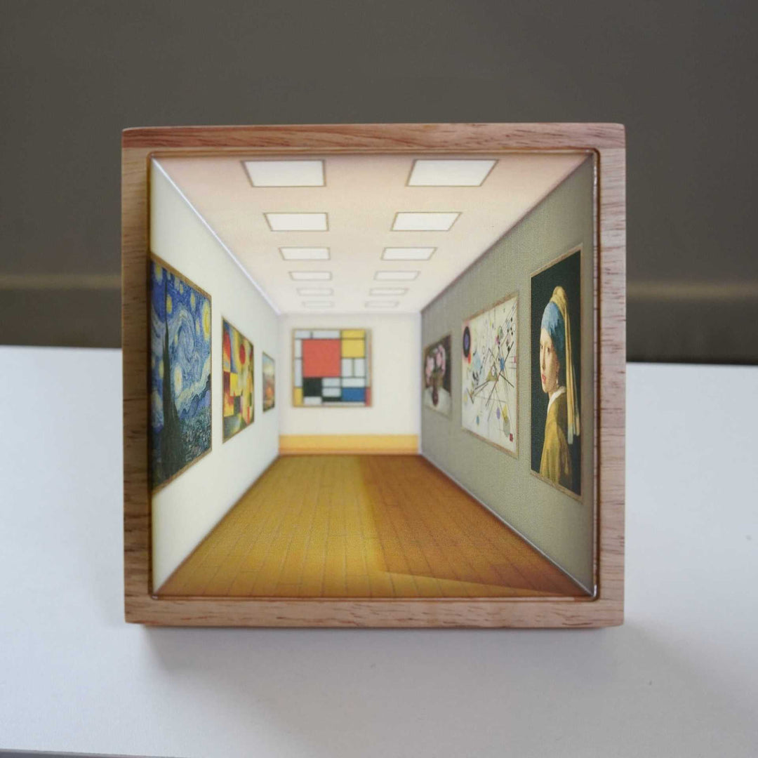 Skanto | 3D Briller-Fri Galleri Optisk Illusjon Vegglampe & Nattlys