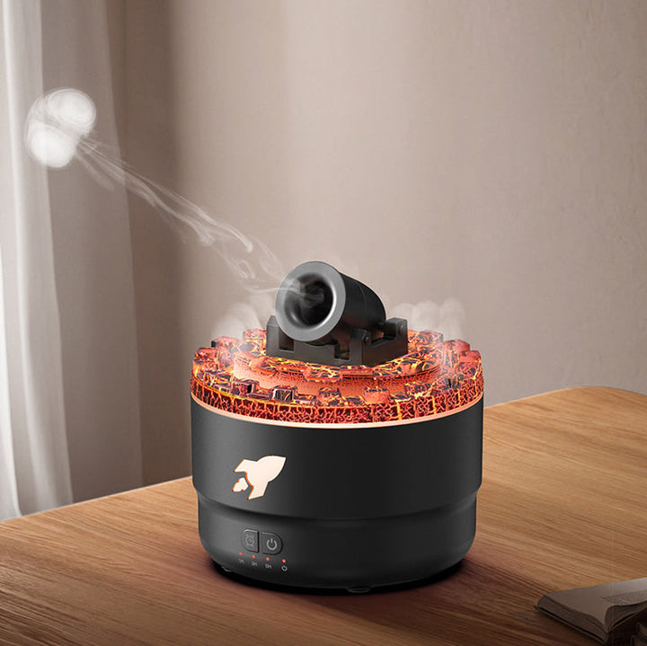 Skanto | Cannon Luftfukter Aroma Diffuser Vannmist Nattlys Lava Perfekt Gave