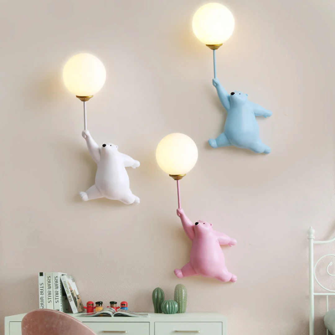 Skanto | Design Øl LED Vegglampe - TeddyGlow