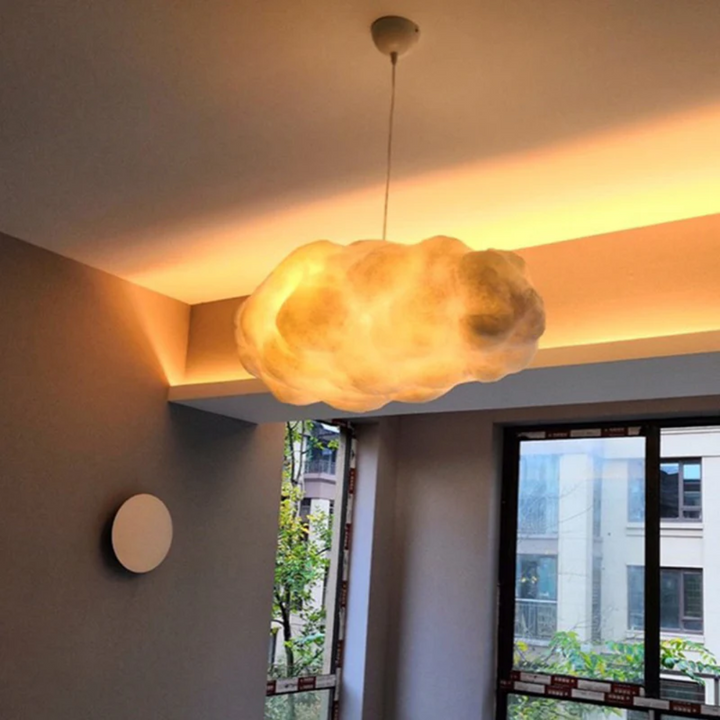 Skanto | Design Cloud LED Pendel Lys Hvit PVC/Bomull - Nimbus