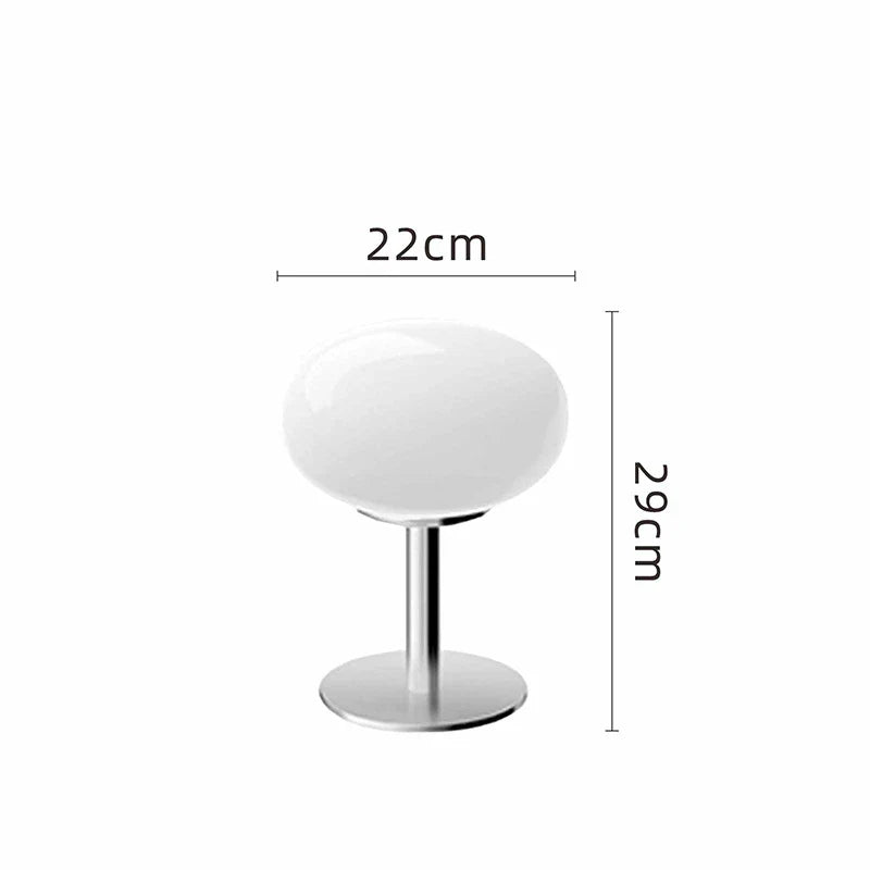 Skanto | DESIGNER GLASS BORDLAMPE - AMBIENT LED LAMPE FOR SOVEROM OG KONTOR