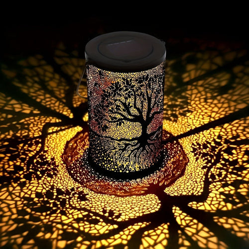 SolarArt Lantern - Luksus Metall Kunst Dekorasjon Solar Utendørs Lantern | Skanto