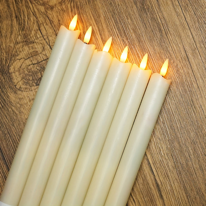 Eebuss Flameless Cone Candles – Realistisk LED Effekt Skanto