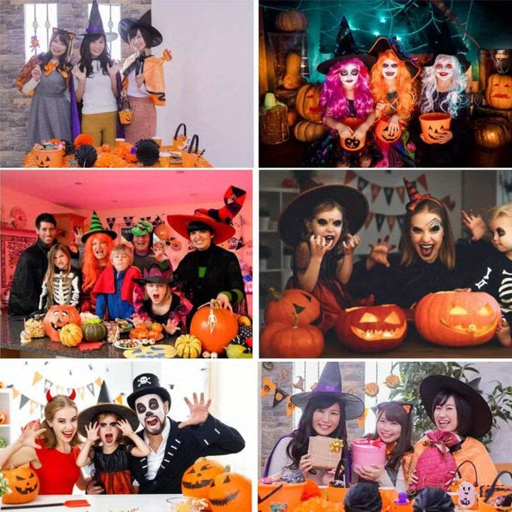 Skanto | Halloween Gresskar Utskjæringssett med Maler | Enkle Utskjærte Gresskar Verktøy