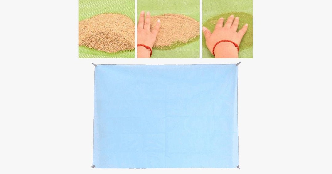 Skanto | Magisk sandfri matte - Allsidig matte - Holdbar og kompakt - Perfekt følgesvenn for strand, reise, fotturer, camping