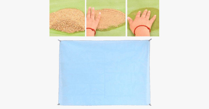 Skanto | Magisk sandfri matte - Allsidig matte - Holdbar og kompakt - Perfekt følgesvenn for strand, reise, fotturer, camping