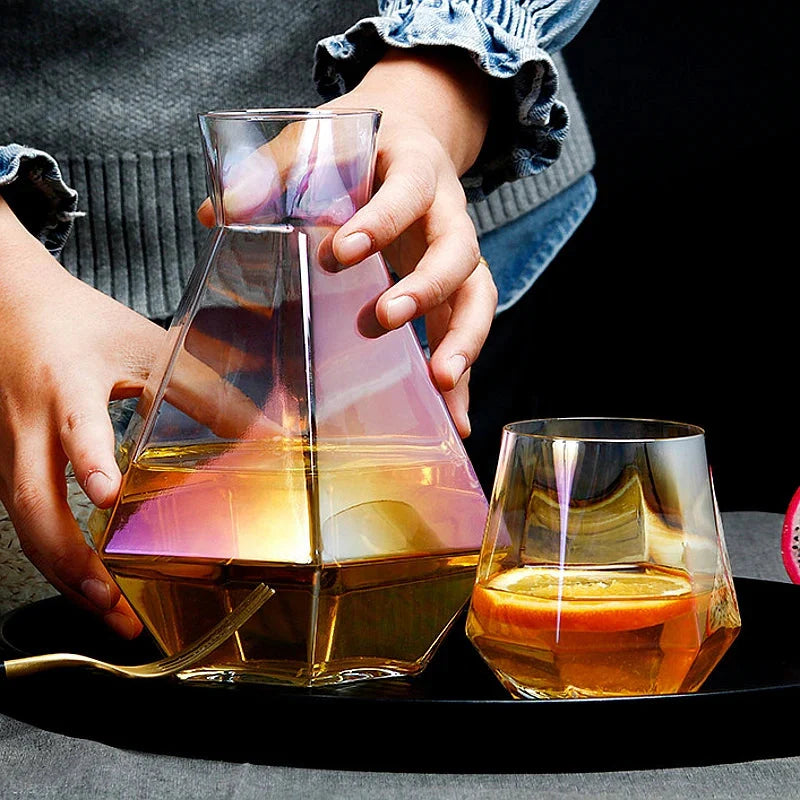 Diamanttype Glass Vannkanne Drikkeutstyr Kreativt Drikkeutstyr | Skanto