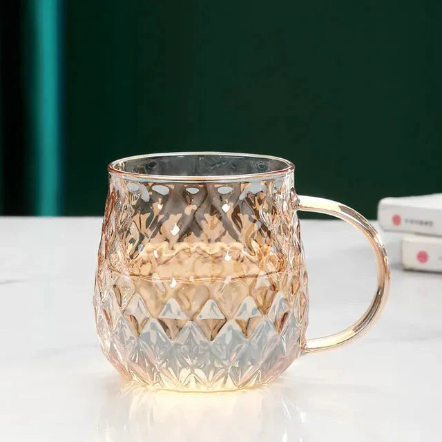 Diamond Type Glass Water Kettle Creative Glass Kettle Bottle | Skanto
