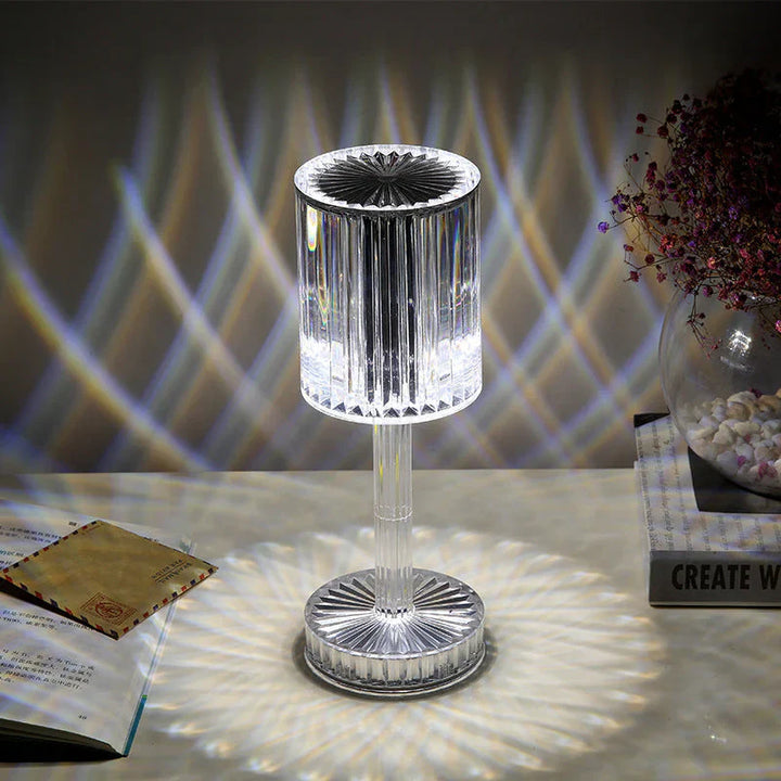 Skanto | Dimbar krystallbordlampe med moderne belysning - Seraphine