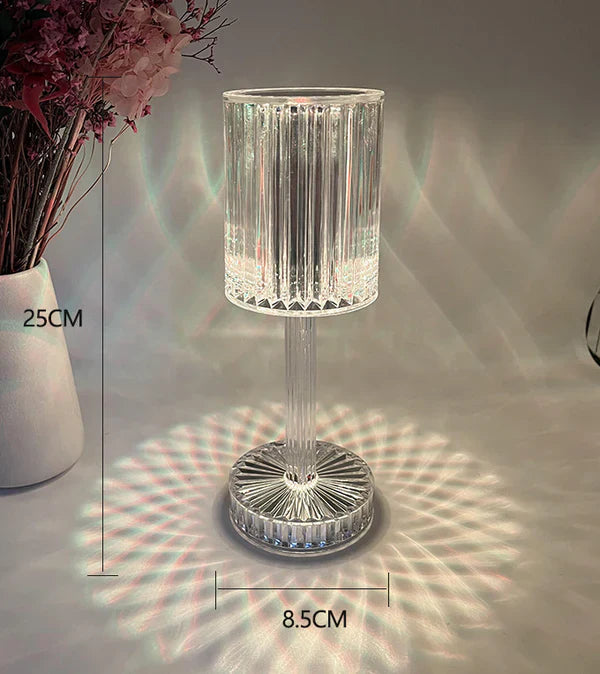 Skanto | Dimbar krystallbordlampe med moderne belysning - Seraphine