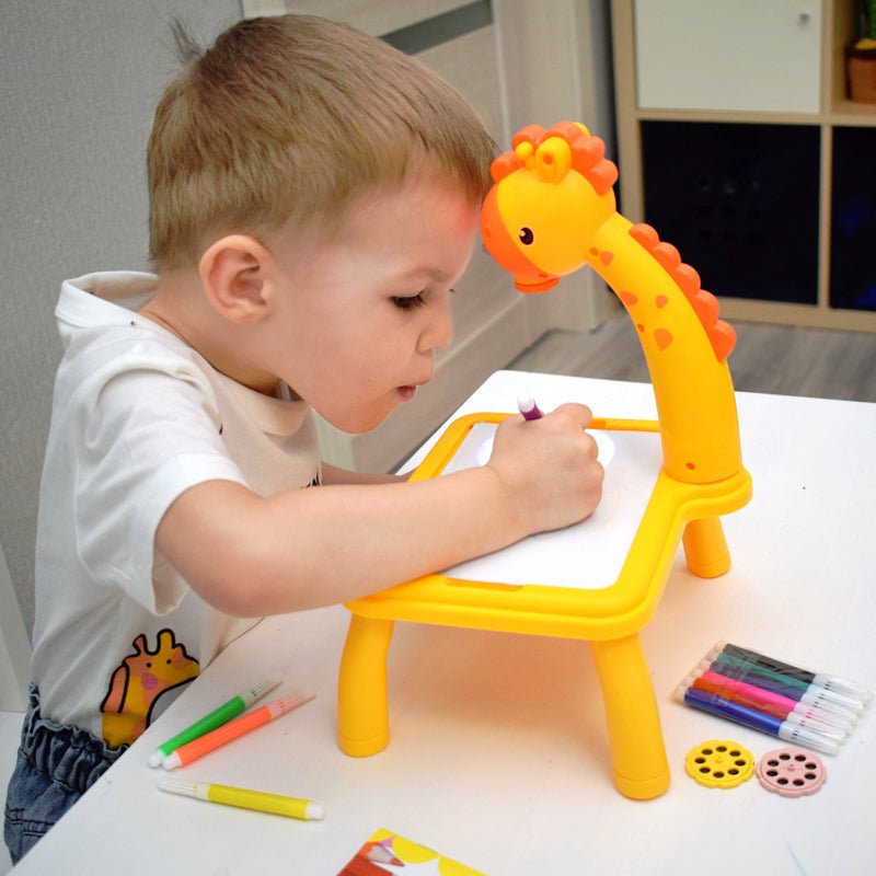 Skanto | DinoDraw Deluxe Tegnebrett – Gjenbrukbar Kunststasjon for Barn – Kreativ og Utviklende Moro