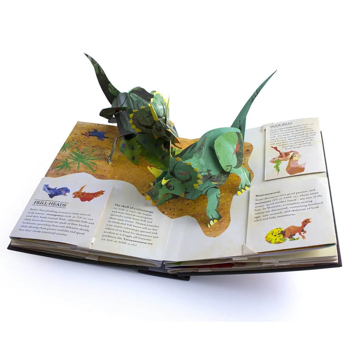 Skanto | DinoWorld 3D Pop-Up Bok | Forhistoriske Dinosaurer & Havmonstre | Innbundet