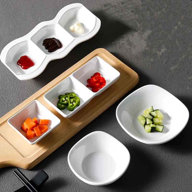 Dipping Skål Multi-grid Fat Tallerken Kjøkken Dressing Retter | Skanto