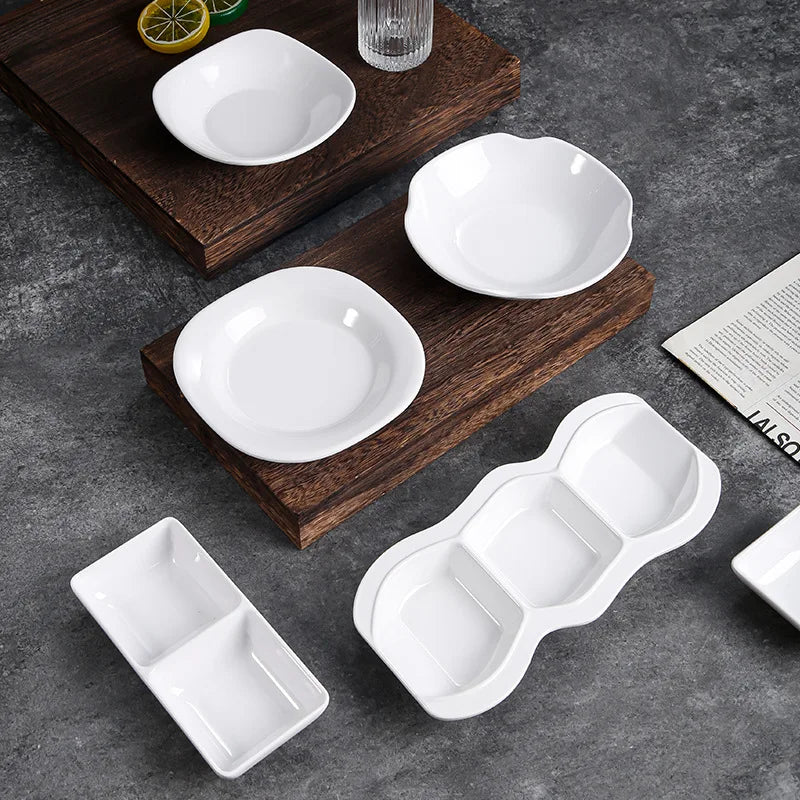 Dipping Skål Multi-grid Fat Tallerken Kjøkken Dressing Retter | Skanto